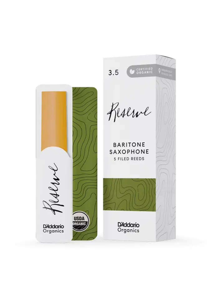 D'Addario Organic Reserve Baritone Saxophone Reeds
