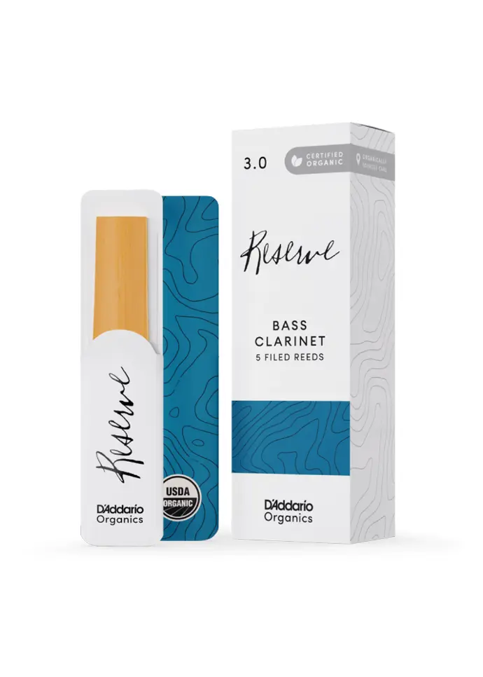 D'Addario Organic Reserve Bass Clarinet Reeds