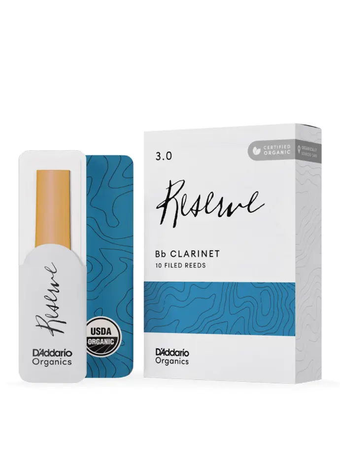 D'Addario Organic Reserve Bb Clarinet Reeds