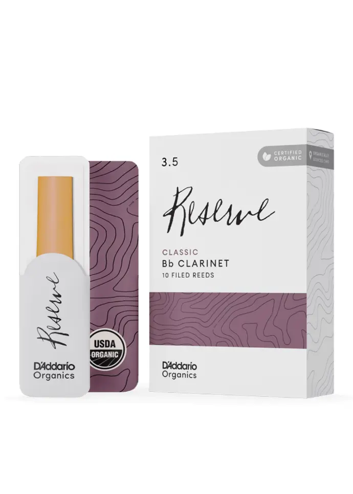 D’Addario Organic Reserve Classic Bb Clarinet Reeds