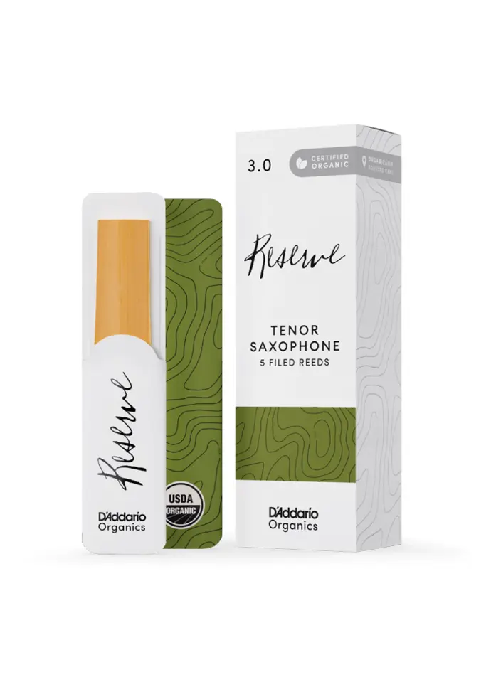 D'Addario Organic Reserve Tenor Saxophone Reeds