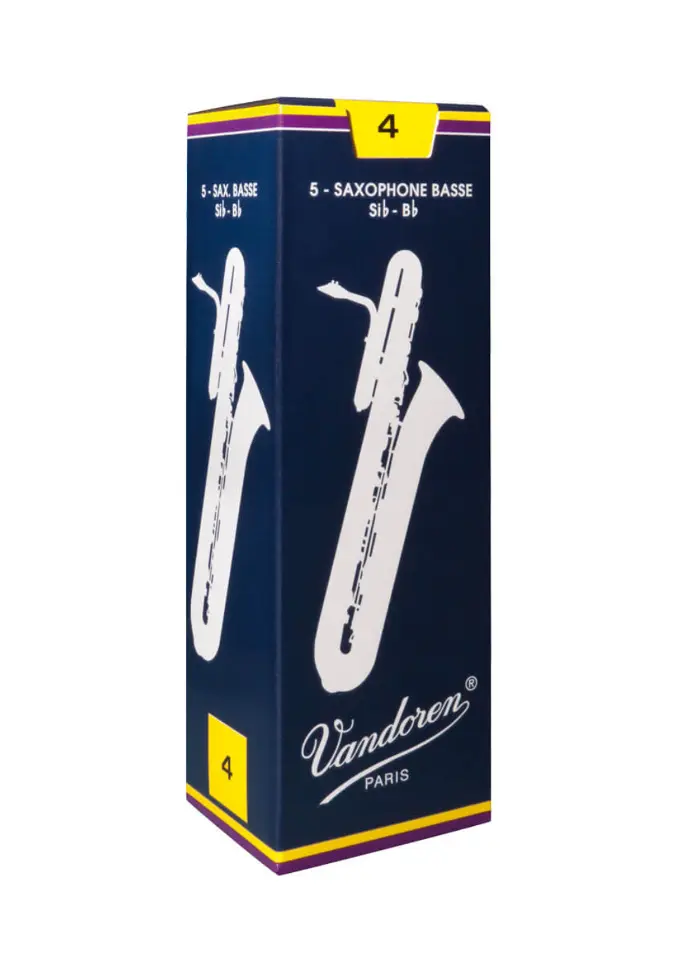 Vandoren Traditional Bass Saxophone Reeds Box of 5
