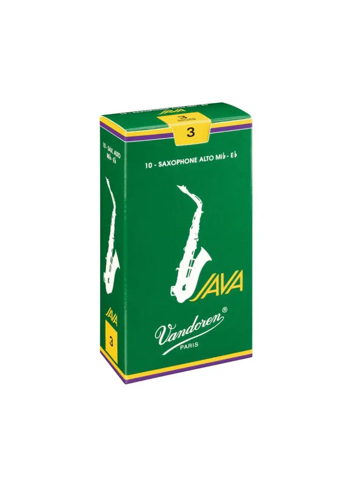 Vandoren Java Green Alto Saxophone Reeds