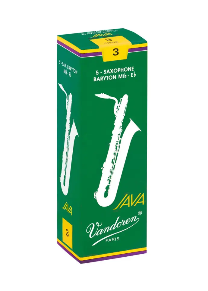 Vandoren Java Green Baritone Saxophone Reeds