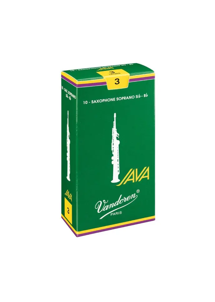 Vandoren Java Green Soprano Saxophone Reeds