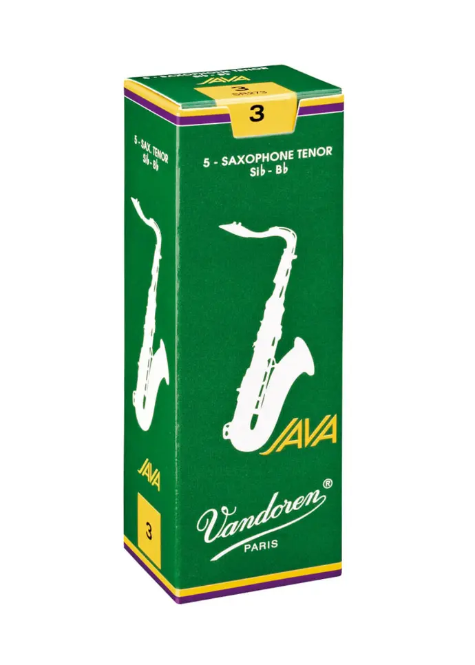 Vandoren Java Green Tenor Saxophone Reeds