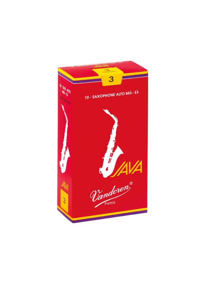 Vandoren Java Red Alto Saxophone Reeds