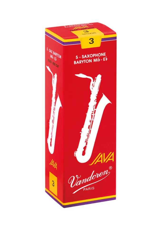 Vandoren Java Red Baritone Saxophone Reeds