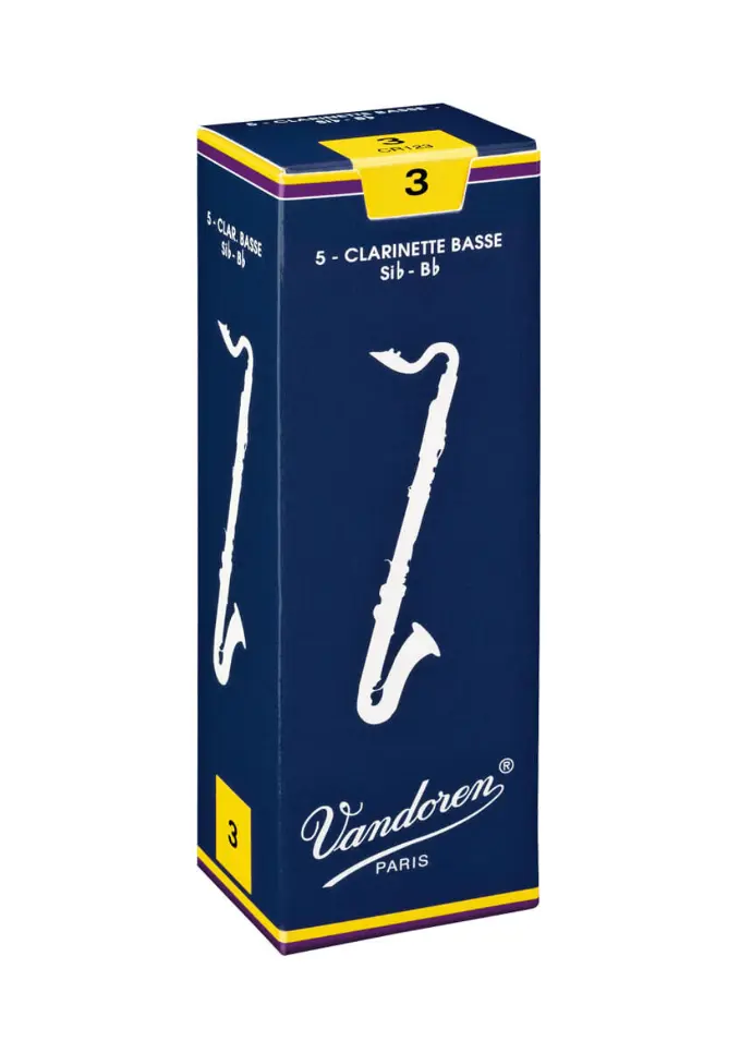 Vandoren Traditional Bass Clarinet Reeds