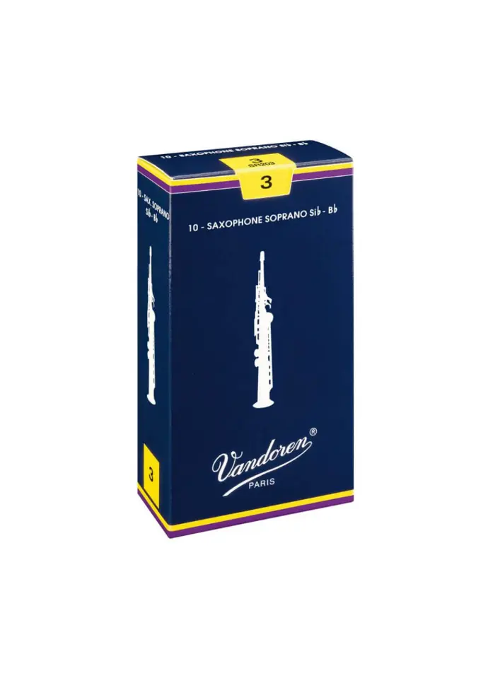 Vandoren Traditional Soprano Saxophone Reeds