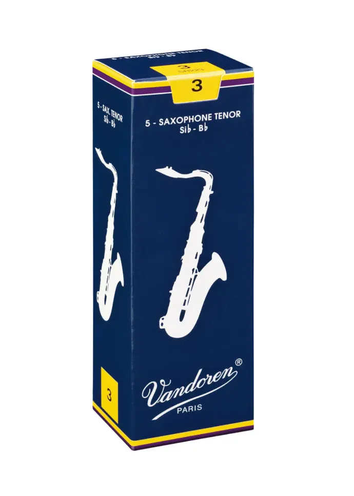 Vandoren Traditional Tenor Saxophone Reeds