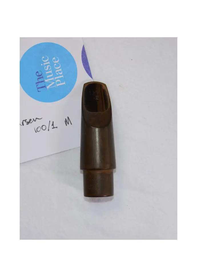 Secondhand Berg Larsen 100 / 1/ M Hard Rubber Alto Saxophone Mouthpiece