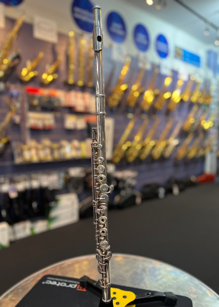 Secondhand Temby Artist Flute - Open Hole Heavy wall C Foot with C# trill