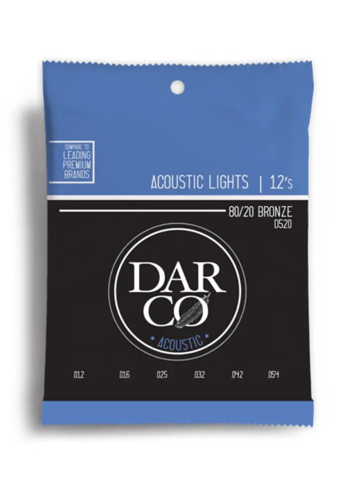 Darco Acoustic Strings 80/20 Bronze Light 12-54