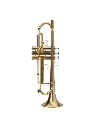 Adams A1V2 Yellow Brass Bb Trumpet - Satin Gold Lacquer