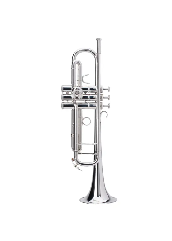Adams A2 Yellow Brass Bb Trumpet - Silver