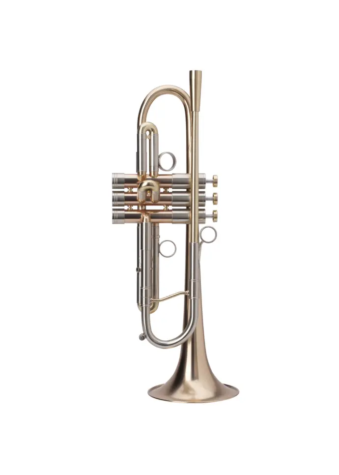 Adams A4 Gold Brass Bb Trumpet - Satin Lacquer