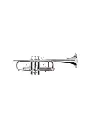 Adams C1 Yellow Brass C Trumpet - Silver