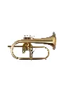 Adams F3V2 Yellow Brass Bb Flugelhorn Satin Gold Lacquer