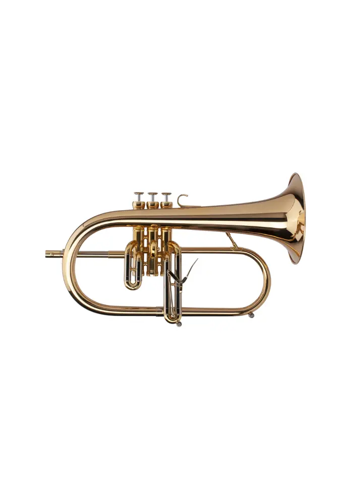 Adams Sonic Gold Brass Bb Flugelhorn Gold Lacquer