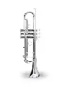 Adams Sonic Yellow Brass Bb Trumpet  Silver