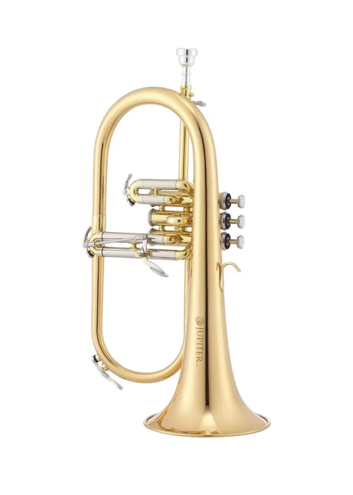 Jupiter JFH1100R Flugelhorn w/ Rose Brass Bell & 3rd Valve Trigger