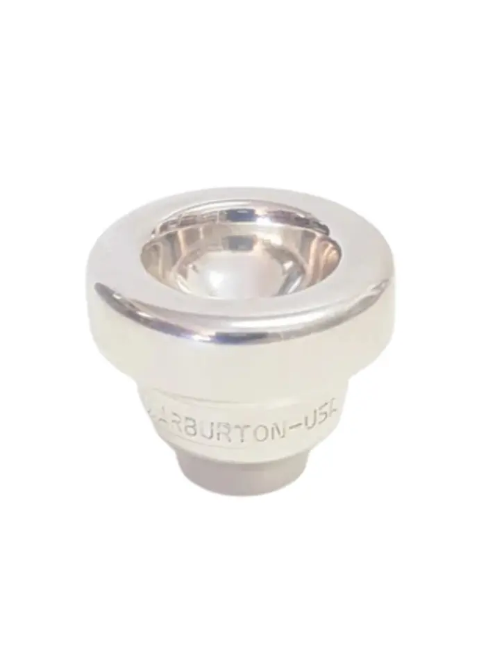 Warburton Silver Plated Brass Trumpet Mouthpiece Top