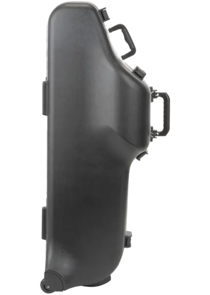 SKB Hard Shell Baritone Sax Case with Wheels