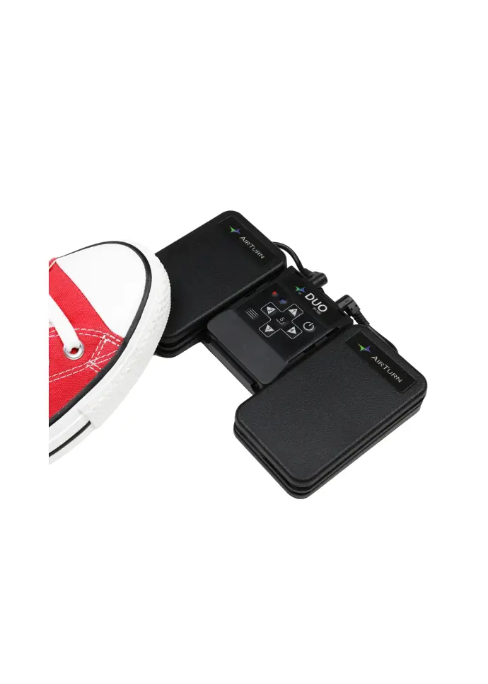 AirTurn Duo 500 - Dual Wireless Controller With Removable Handheld Bluetooth Remote.