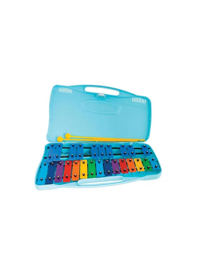 Angel 25 note Chromatic Glockenspiel in plastic case