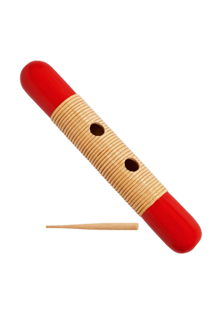 Percussion Plus Wooden Guiro Cylinder Shape