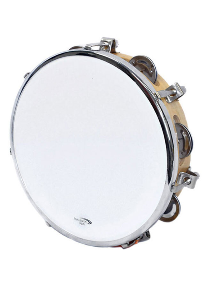 Percussion Plus 10" Tuneable Tambourine 8 Jingle