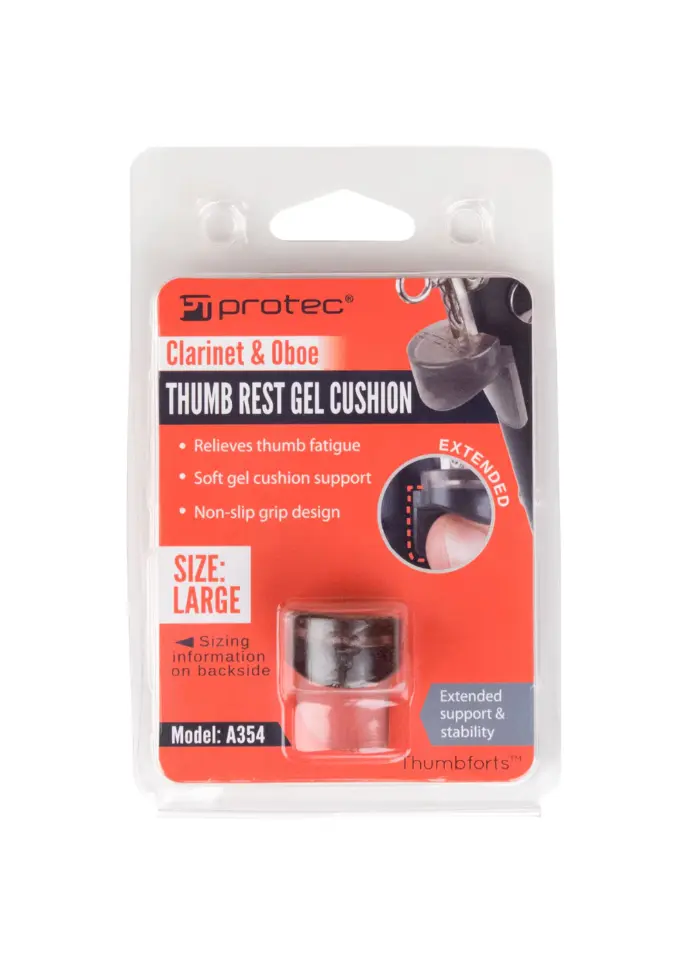 Protec Clarinet/Oboe Thumb Rest - Large With Extension A354