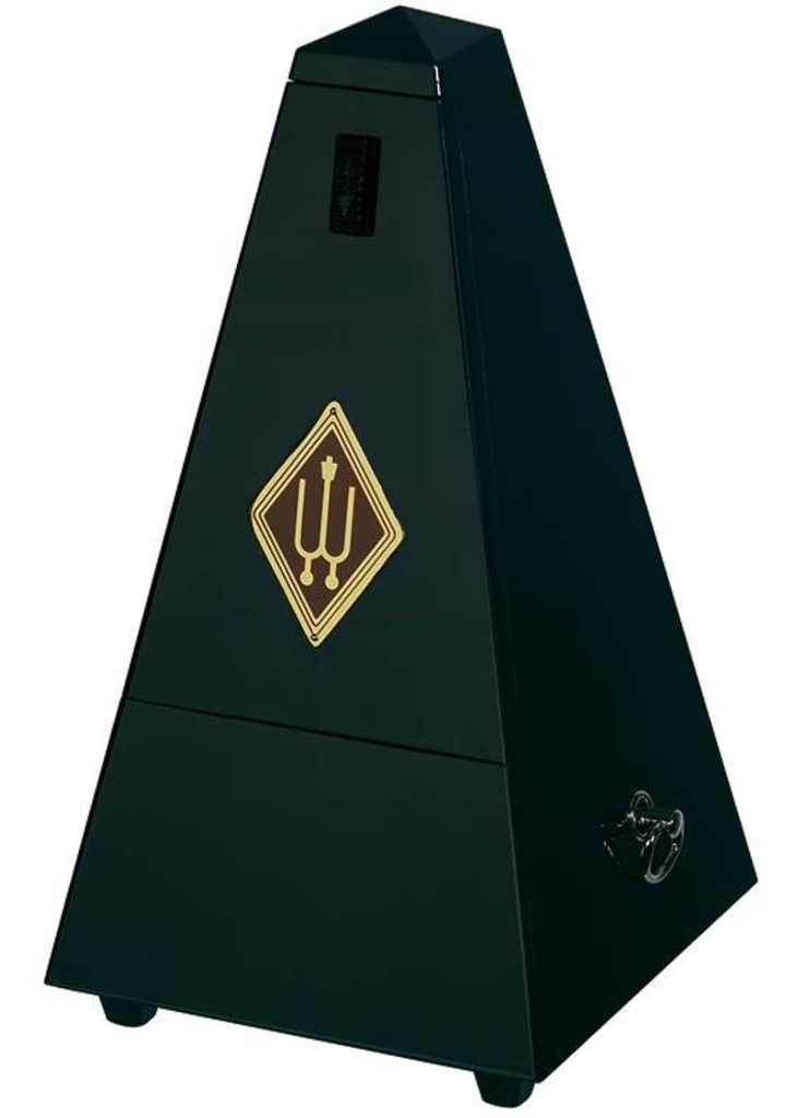Wittner - Solid Wooden Metronome w/Bell - High Gloss Black 816