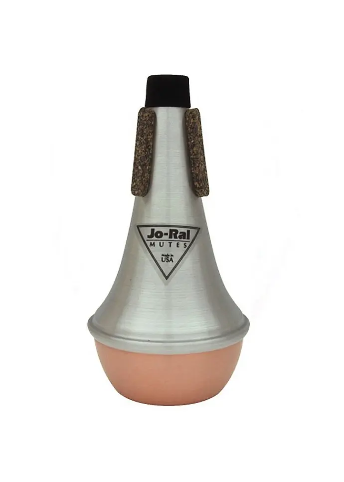 Jo-Ral Trumpet Mute Straight - Aluminium w/Copper Bottom