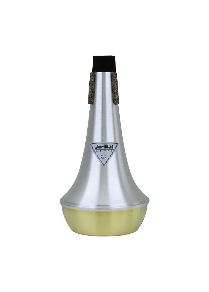 Jo-Ral Tenor Trombone Mute Straight - Aluminium w/Brass Bottom