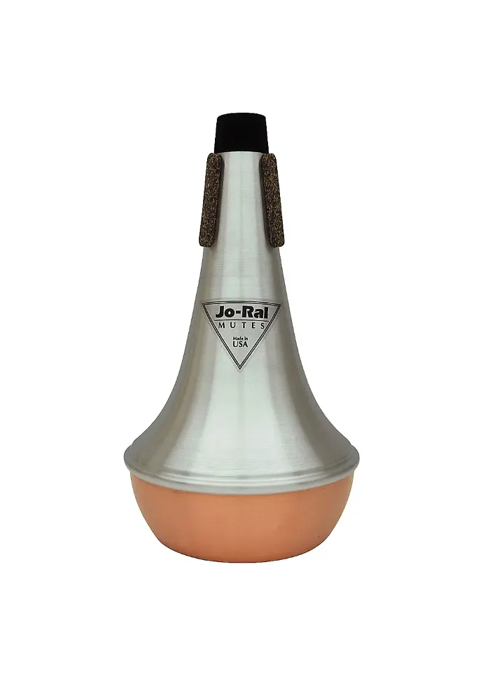 Jo-Ral Tenor Trombone Mute Straight - Aluminium w/Copper Bottom