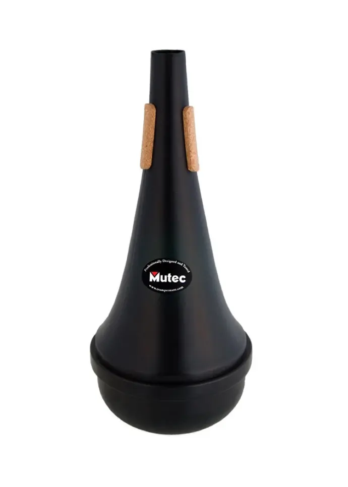 Mutec Trombone Straight Mute - Black Polymer