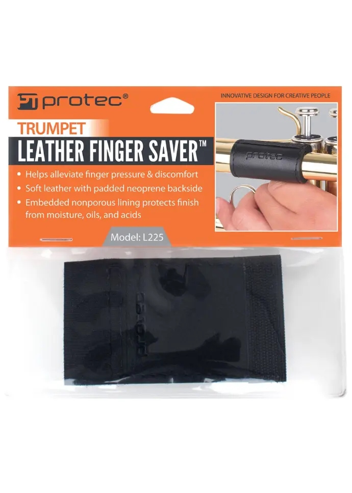 Protec Trumpet Finger Saver -Padded Leather L225