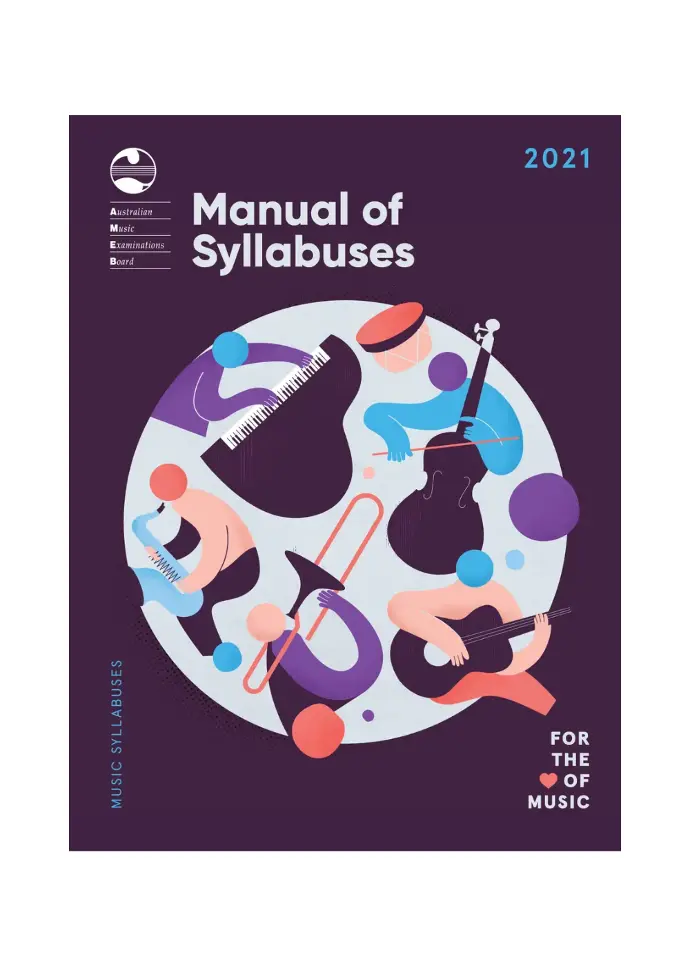 AMEB Manual of Syllabuses (2021)