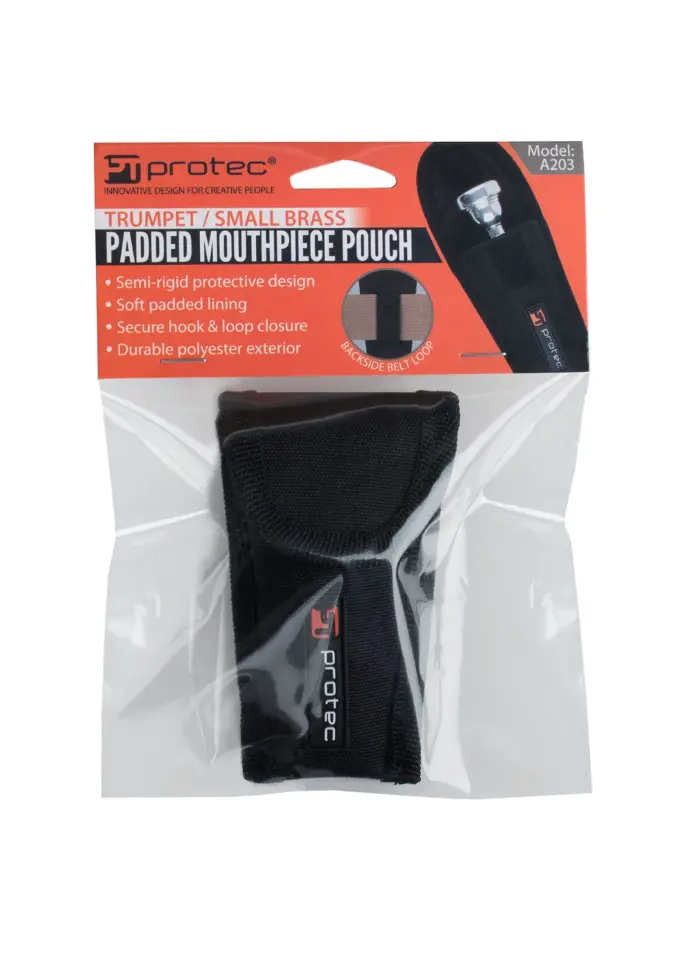 Protec Single Trumpet Mouthpiece Pouch - Nylon - A203