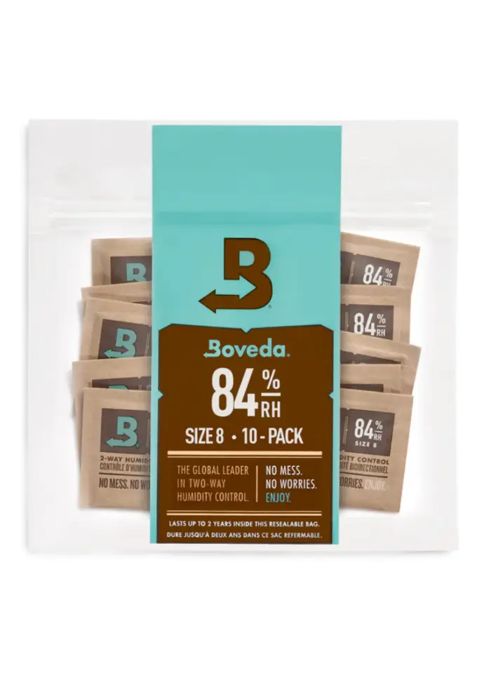 Boveda 84% RH 10-Pack Size 8 For Reeds