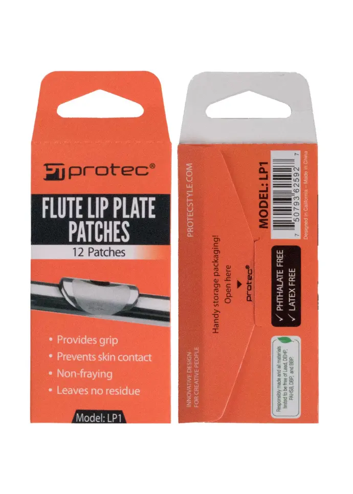 Protec Flute Lip Patches - 12 Pack - LP1