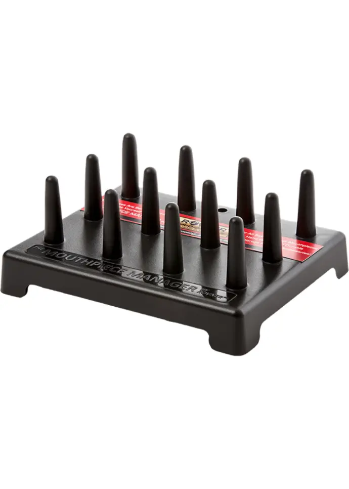 Rovner Mouthpiece Manager for Saxophones & Clarinets - Holds 12 Mouthpieces.