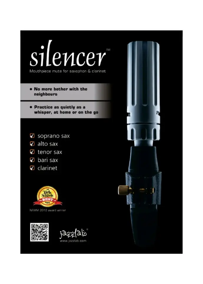 Sax Silencer Embouchure Training Tool