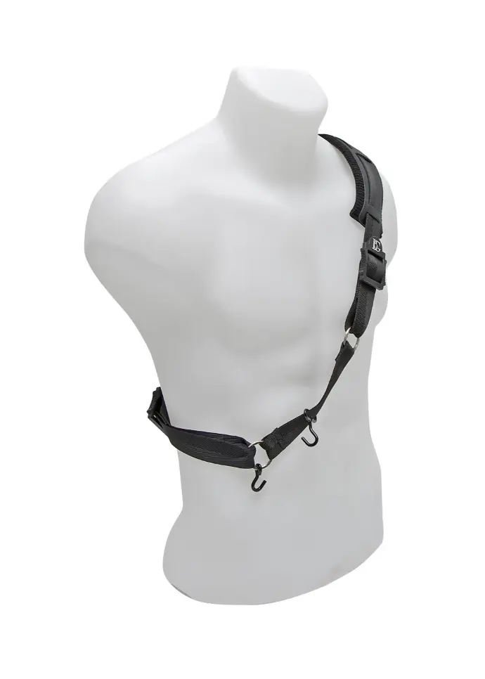 BG France Leather Bassoon Shoulder Strap w/2 Hooks