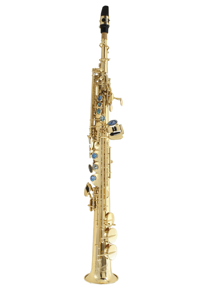 P. Mauriat System 76 Soprano Saxophone Gold Lacquer - 2 Necks