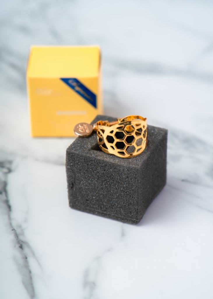Air Music Honeycomb Gold Ligature