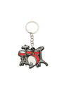 Mini-Drum Kit Rubber Keychain