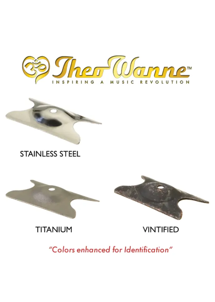 Theo Wanne 4 Piece Pressure Plate Set - Gold, Stainless, Titanium & Vintified